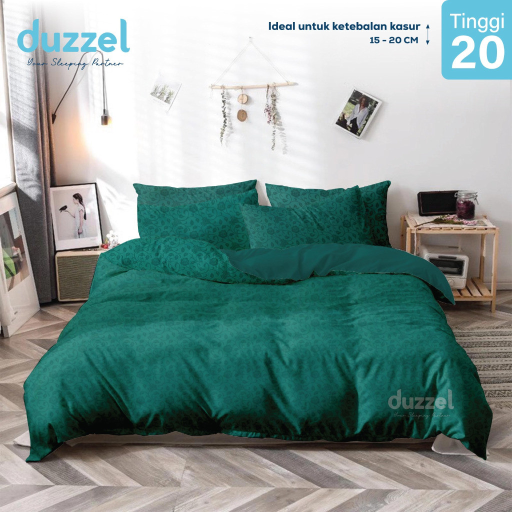 

Duzzel Lite Sprei 120x200 Single Size Hotel Bedding Polos Emboss