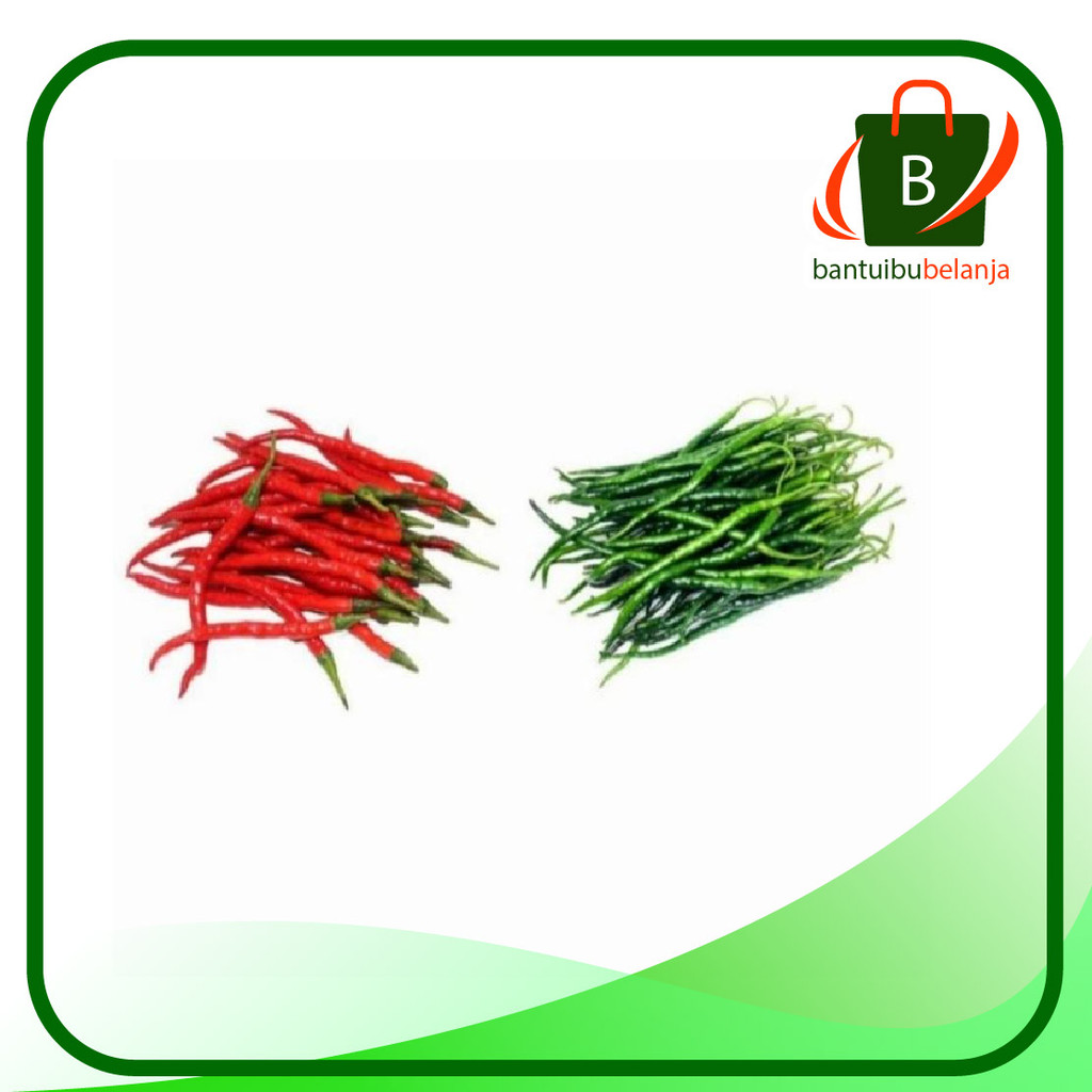 

Cabe KERITING CAMPUR (Merah dan Hijau) per 100 gram