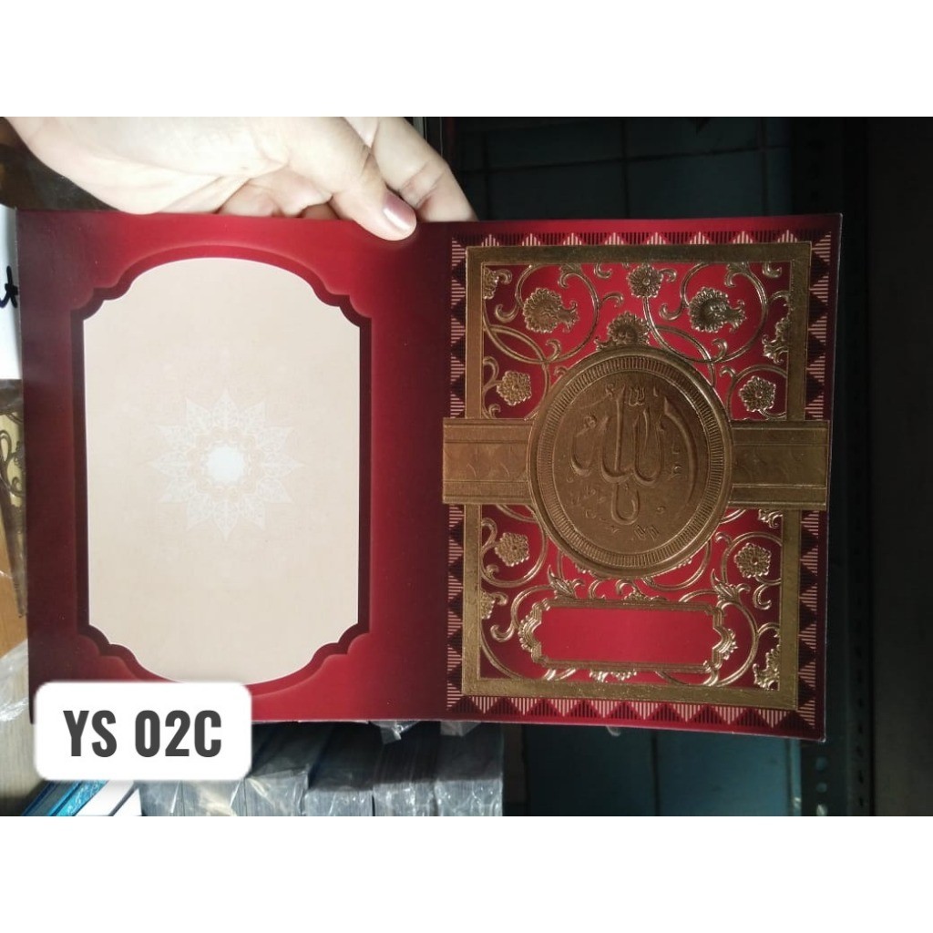 

Soft Cover Yasin Art Carton YS 02C maroon tanpa lubang