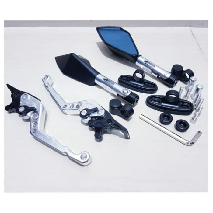 HANDLE REM BRAKE P2 VARIASI AKSESORIS MOTOR BEAT/BEAT NEW/BEAT STREET - Silver, Beat karbu