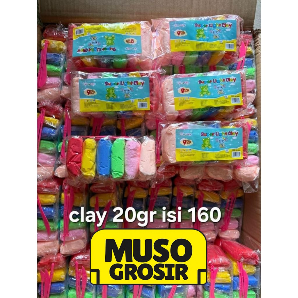 

MUSO | MAINAN MAGIC CLAY 20 GRAM POLYMER EDUKASI ANAK