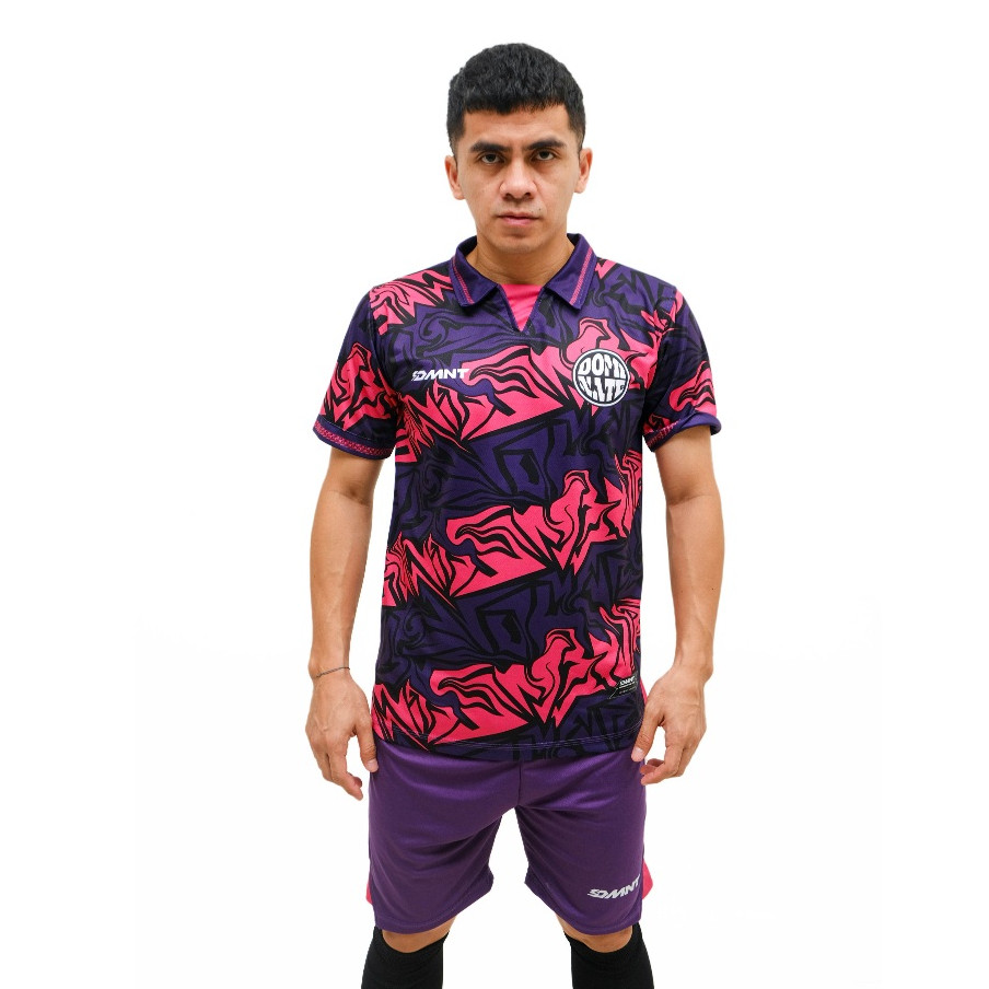 DMNT Jersey Setelan Futsal Sepakbola Rivelino Phantom Pink
