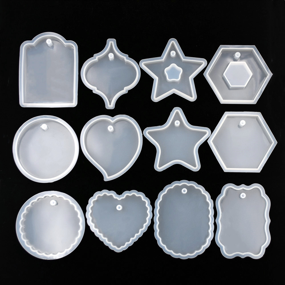 

1PC tag silicone mold Resin Silicone Mould pendant handmade DIY for Jewelry Making tool epoxy resin molds craft materia