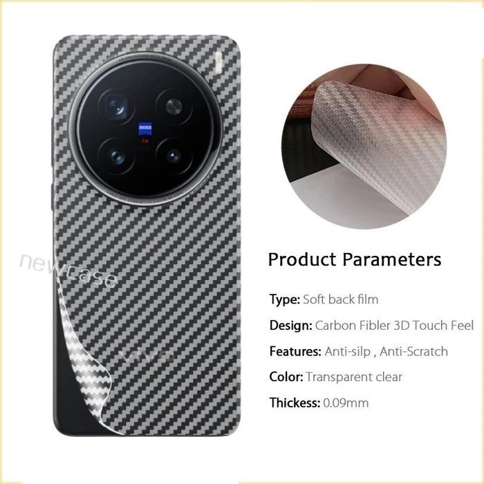 Anti Gores VIVO X200 Skin Anti Gores Anti Jamur Karbon