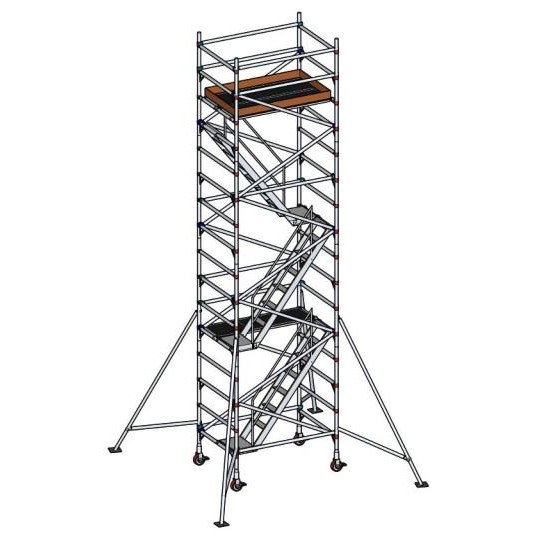 

8m DW - Aluminium Scaffold / Aluminium Mobile Tower - INSTANT UPRIGHT