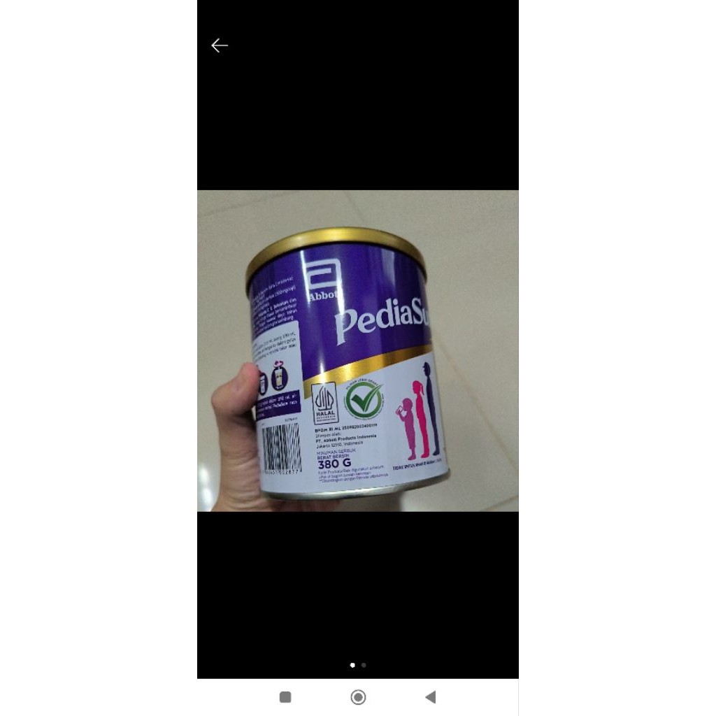 

Pediasure Triplesure Vanila 380 gram exp date Januari 2027