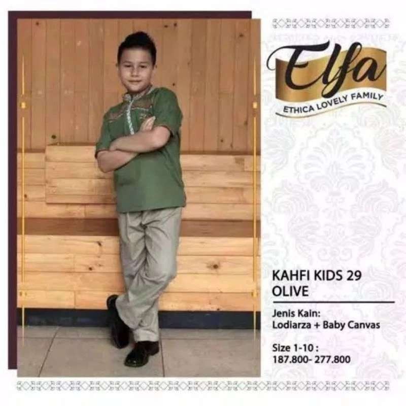 ETHICA KOKO ANAK KAHFI KIDS 29 OLIVE