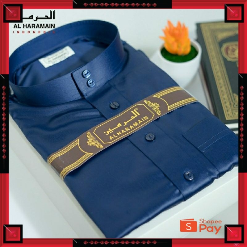 [PREMIUM ORIGINAL] Jubah Al Haramain WARNA BIRU DONGKER DAN TEAL (BIRU MALAM) Ukuran Anak dan Dewasa