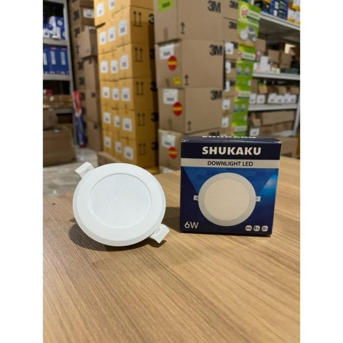 Shukaku Lampu Led Downlight Ob 6 watt putih Garansi 2 tahun