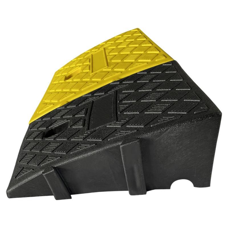 Car Curb Ramp, Heavy Duty PVC Curb Ramp Portable, Lightweight Threshold Ramp For Driveway Loading Do