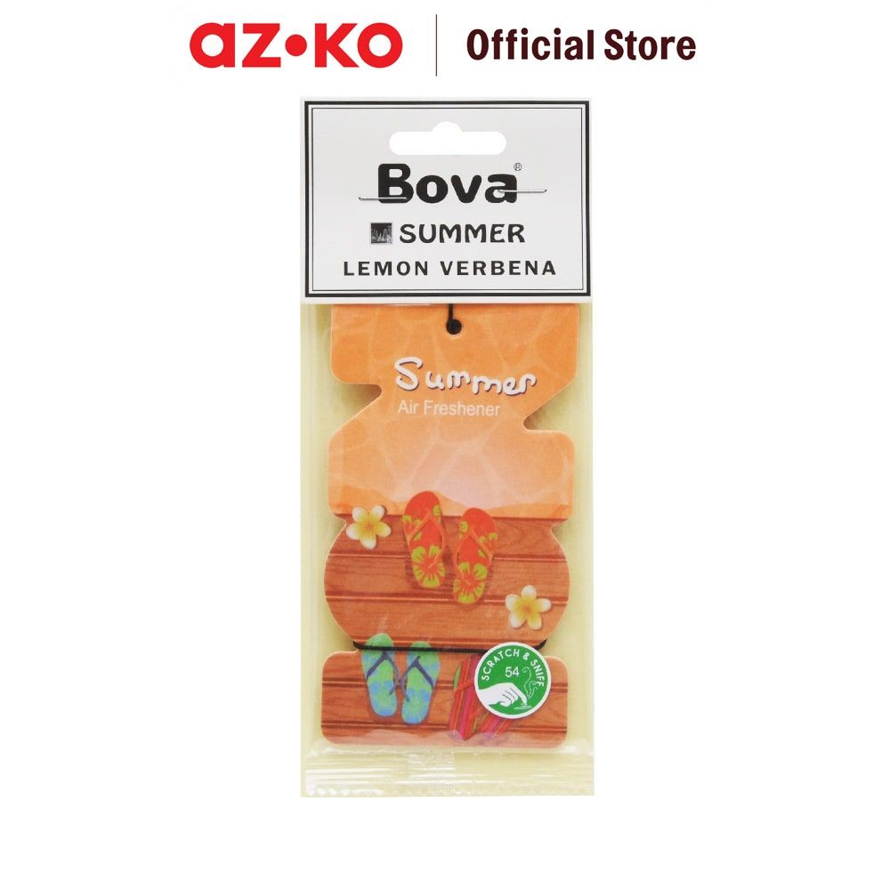 AZKO Bova Summer Lemon Verbena Pengharum Mobil Car Freshener Penyegar Serbaguna Pewangi Interior Kab