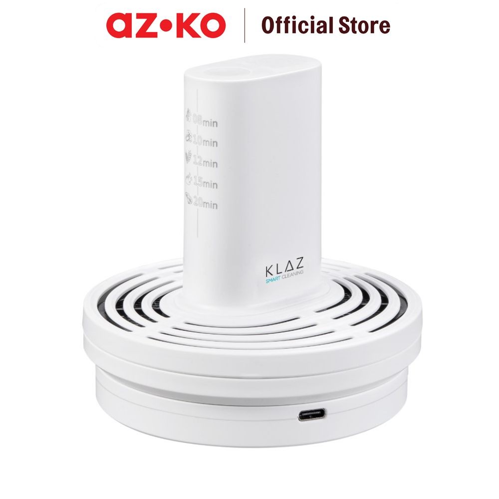 AZKO Klaz Pembersih Digital Ultrasonik Cordless Cleaner Ultrasonic Alat Pencuci Makanan Perlengkapan