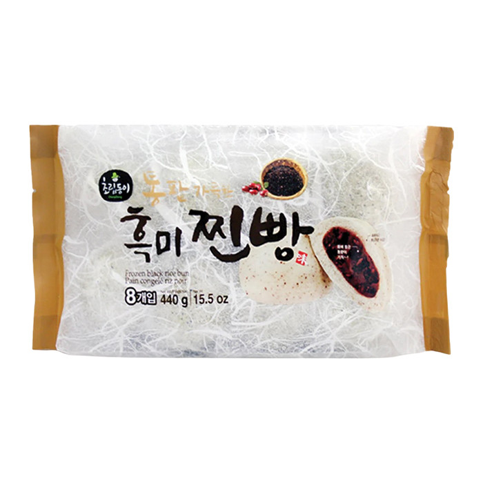 

Choripdong Frozen Black Rice Bun - Roti isi Beras Hitam 440g