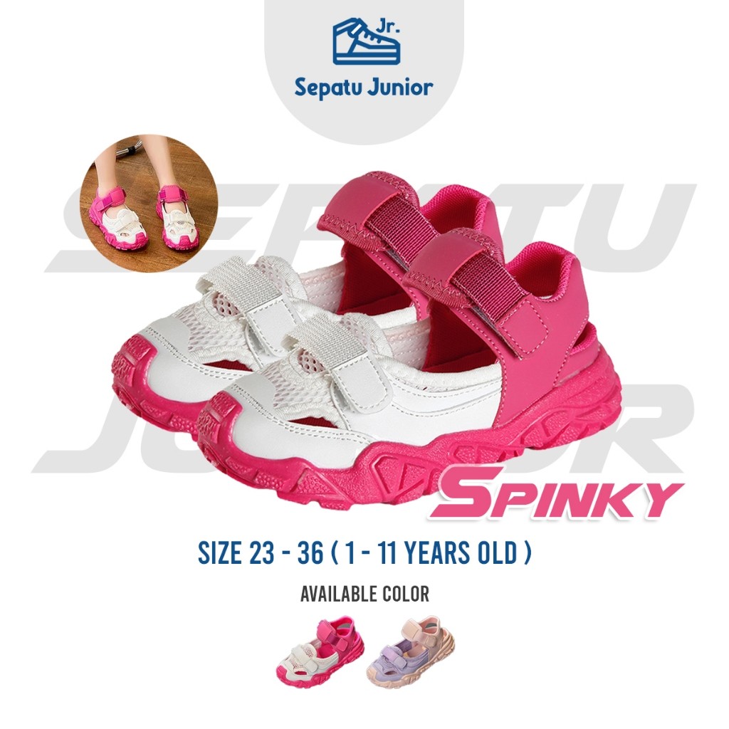 KBX71 Sepatu Sandal Anak Perempuan Premium Premium Tipe SPINKY - Sepatu Junior (SJR) 1-12 Tahun