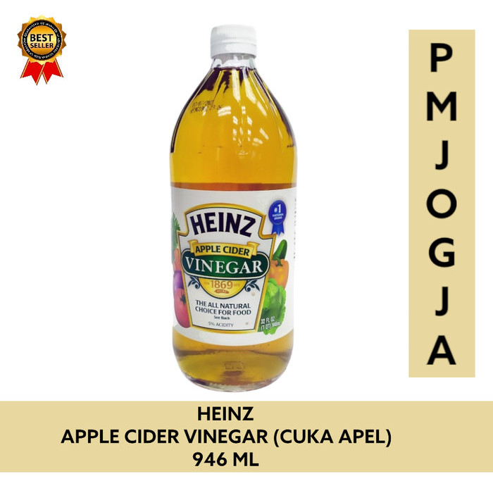 

Heinz Apple Cider Vinegar / Cuka Apel Heinz 946 ml