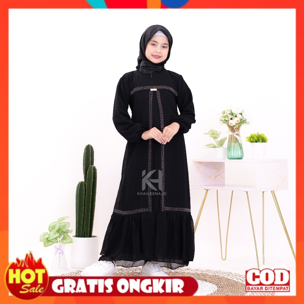 [PREMIUM ORIGINAL] Fateena kids gamis anak usia 5-15 tahun / gamis anak terlaris / gamis anak terbar