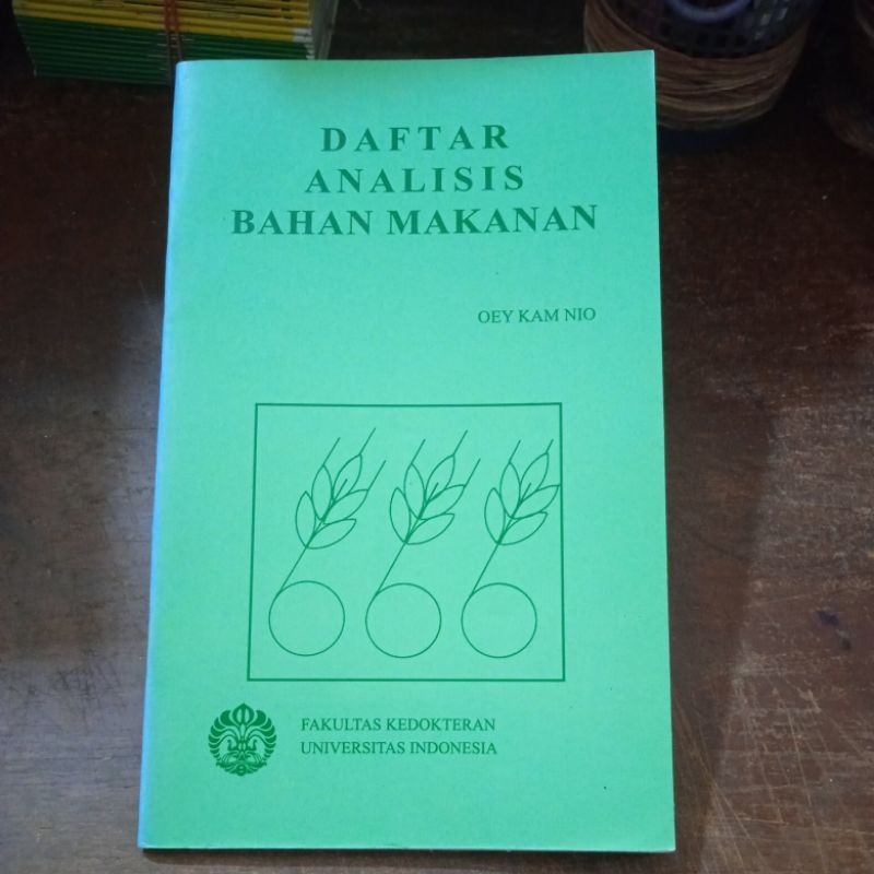 Buku terbaru Daftar Analisis Bahan Makanan