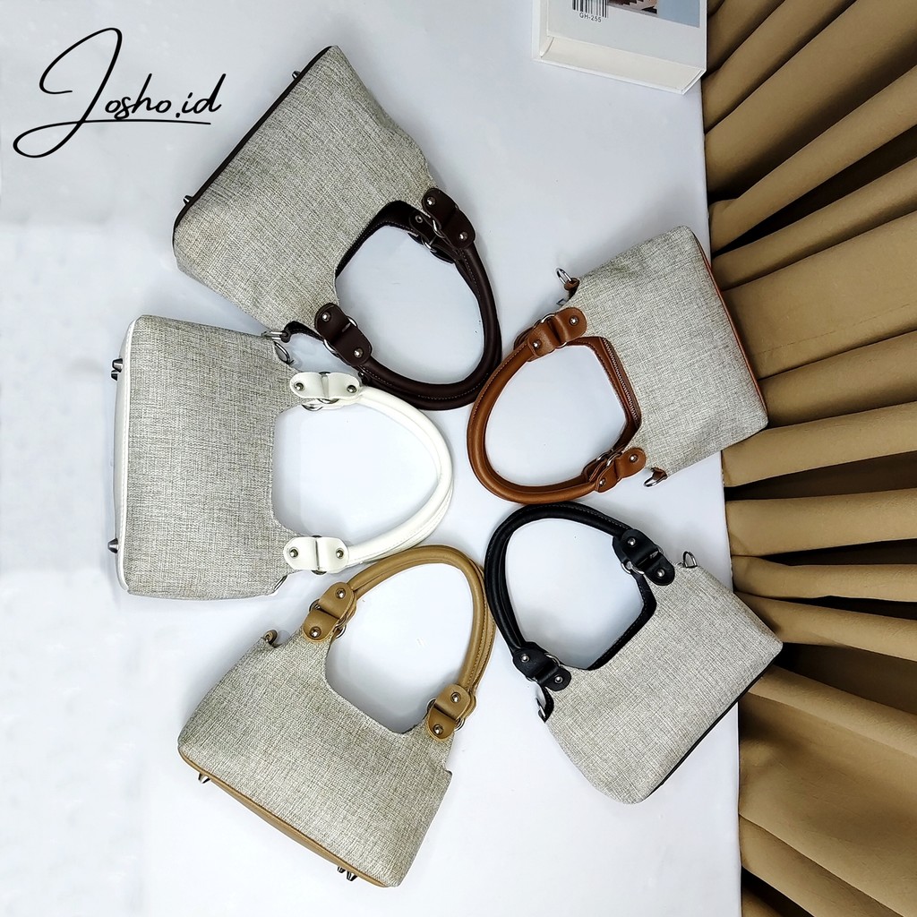 Josho.id Slingbag Wanita Bahan Kanvas Tas Tangan Wanita