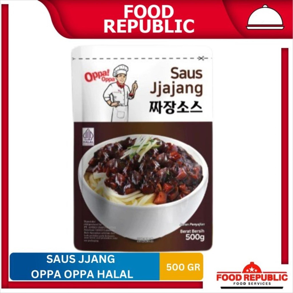 

Saus Jjajang Oppa! Oppa / Pasta Kedelai Hitam 500 gr Saus jjajangmyeon