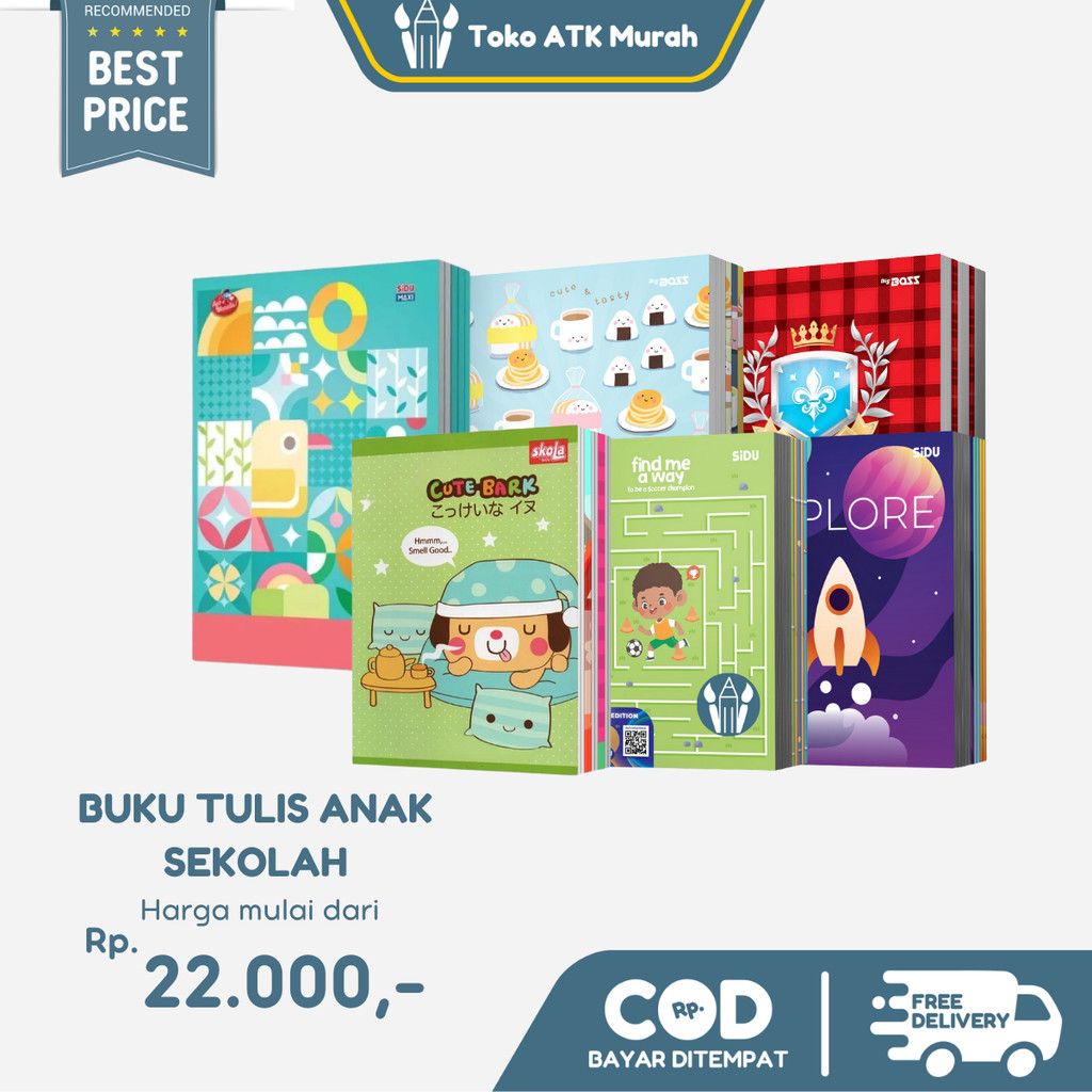 

1 PAK - BUKU TULIS SEKOLAH ANAK 38 58 42 50 100 LEMBAR SIDU BIG BOSS SKOLA MAXI SINAR DUNIA BIGBOSS