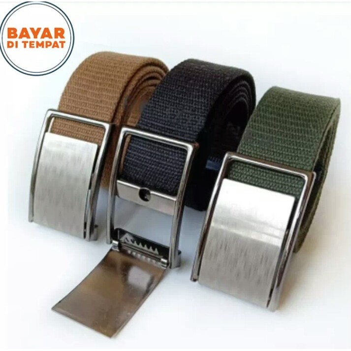 Abidzarshop08 - Ikat Pinggang Kanvas - Ikat Pinggang Nylon - Ikat Pinggang Pria Dewasa - Ikat Pingga