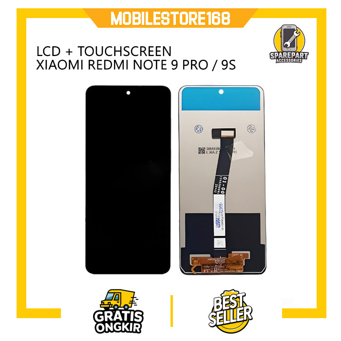 LCD TOUCHSCREEN XIAOMI REDMI NOTE 9 PRO / REDMI NOTE 9S LCD TS FULLSET ORIGINAL