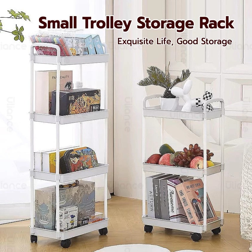 Rak Plastik Susun / Rak Roda Troli Susun Serbaguna