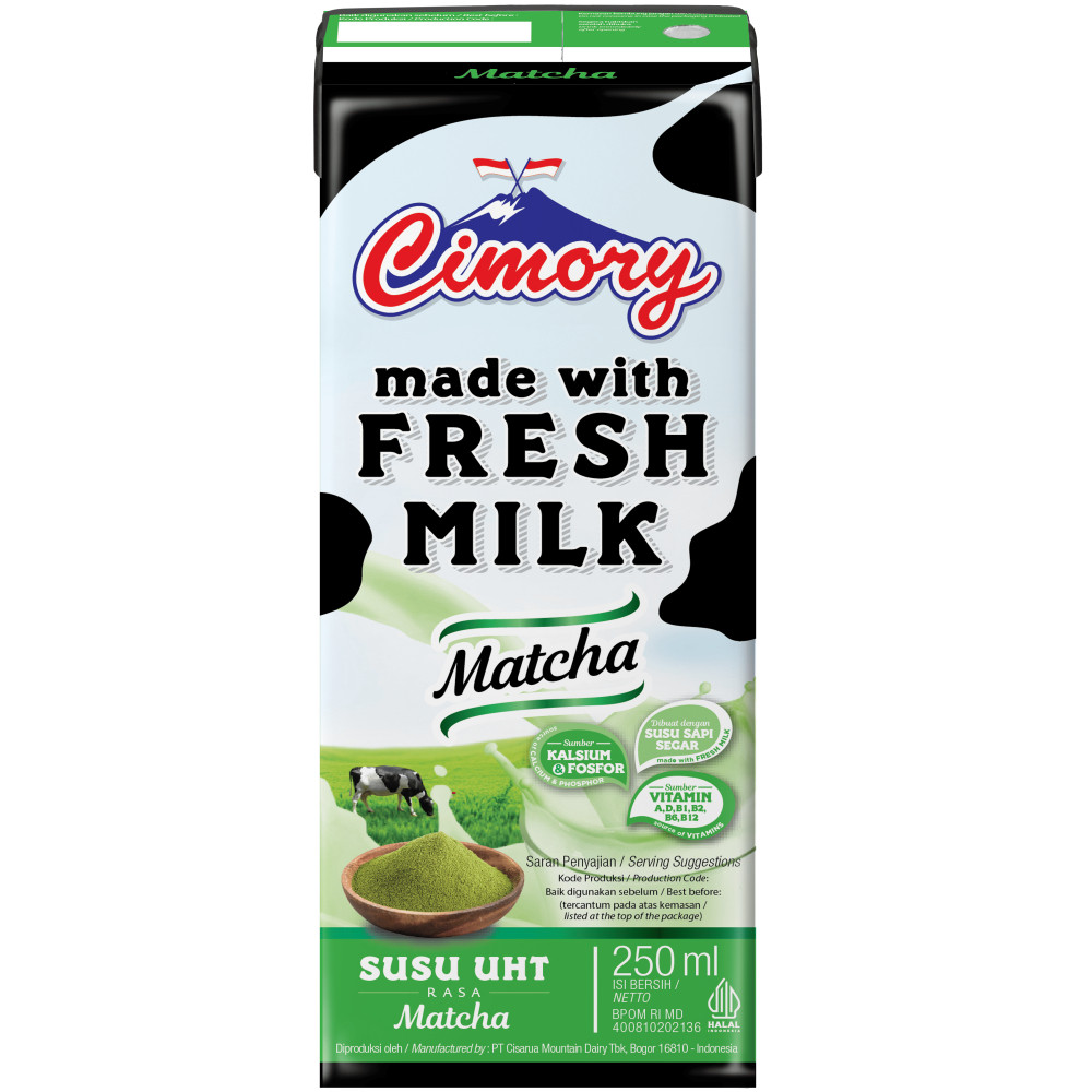 

CIMORY UHT MILK 250 ML MATCHA