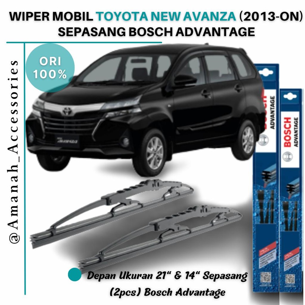 Wiper Mobil Toyota New Avanza (2013-on) Sepasang