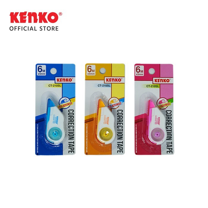 

KENKO Correction Tape CT-210SL (6 M x 5 MM ) - 3 PCS