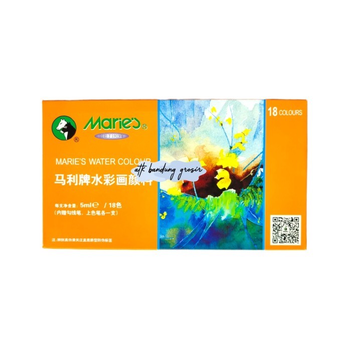 

Maries Water Colour E1327 - 18 Warna / Maries Cat Air – Set