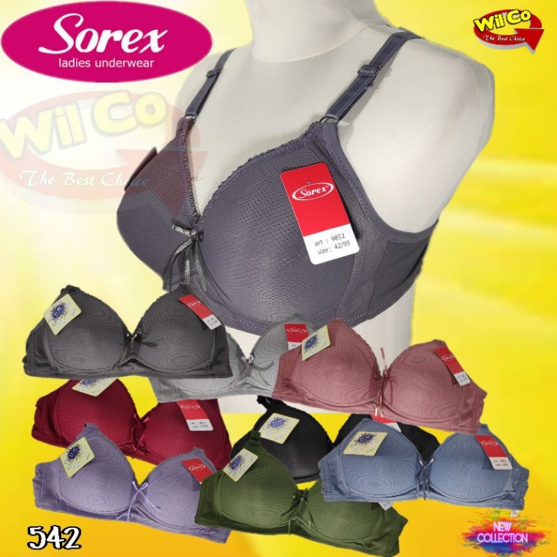 Bra Sorex Import 9852 Tanpa Kawat Premium Nyaman untuk Remaja dan Dewasa -IDE5035