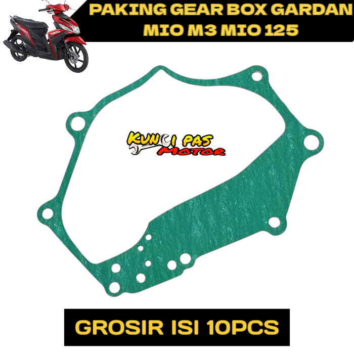 GROSIR  isi 10pcs PACKING PAKING TUTUP GEAR BOX RASIO GARDAN MIO M3 MIO 125 POLOS GASKET CVT GARDEN 