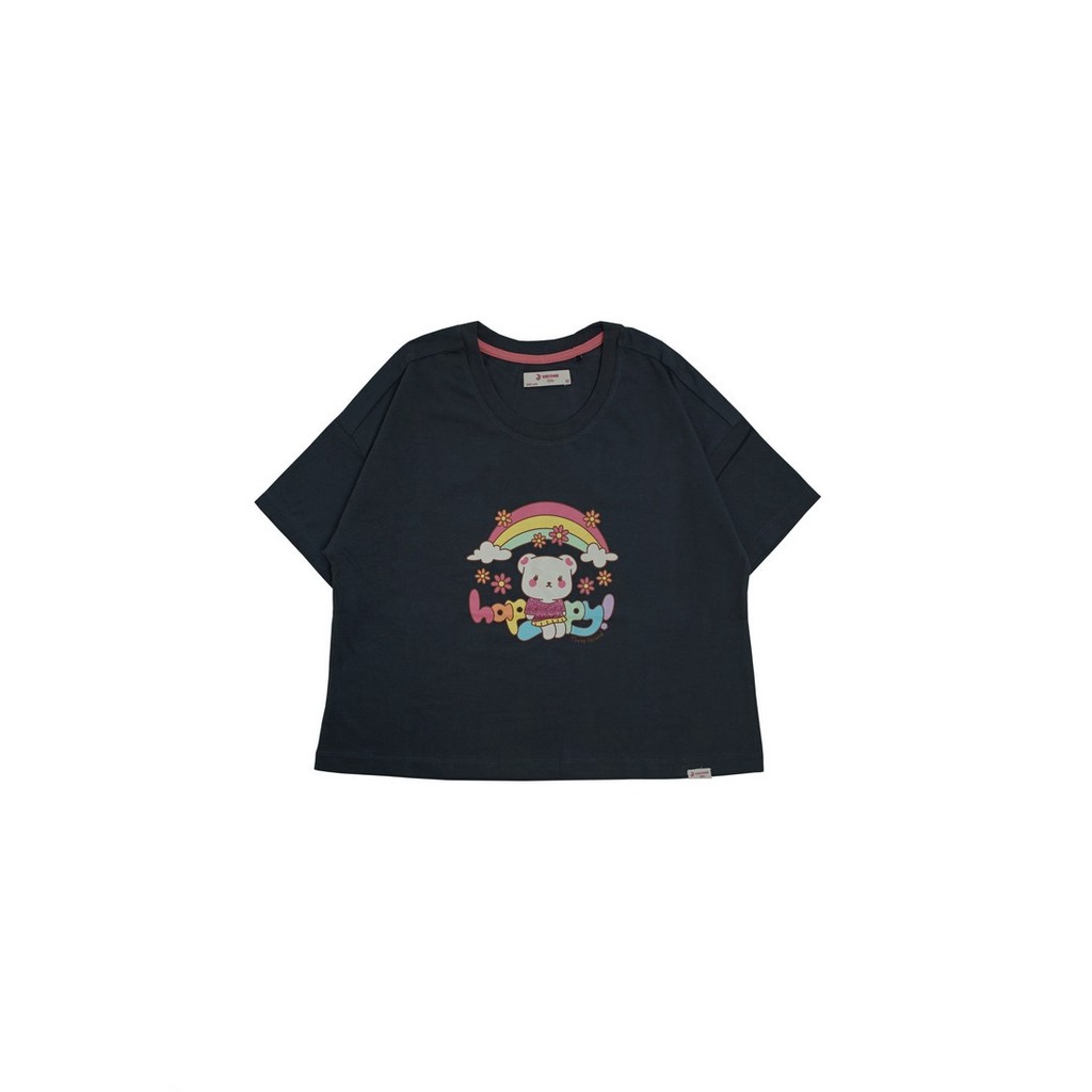 3Second Kids Oversize T-Shirt Cropped Top 090423