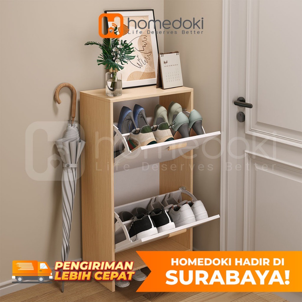 Homedoki Surabaya- Lemari Sepatu