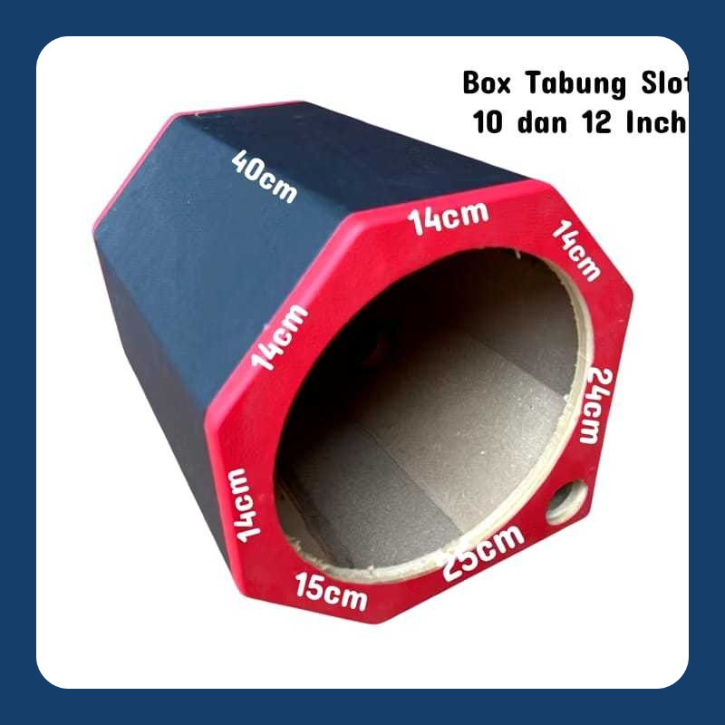 Box Subwoofer Model Tabung 8 Inch 10 Inch 12 Inch Bahan MDF Lapis Vinyl Universal