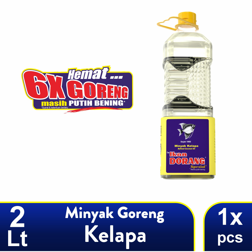 

Ikan Dorang Spesial - Minyak Goreng Kelapa 2 L - (PCS)