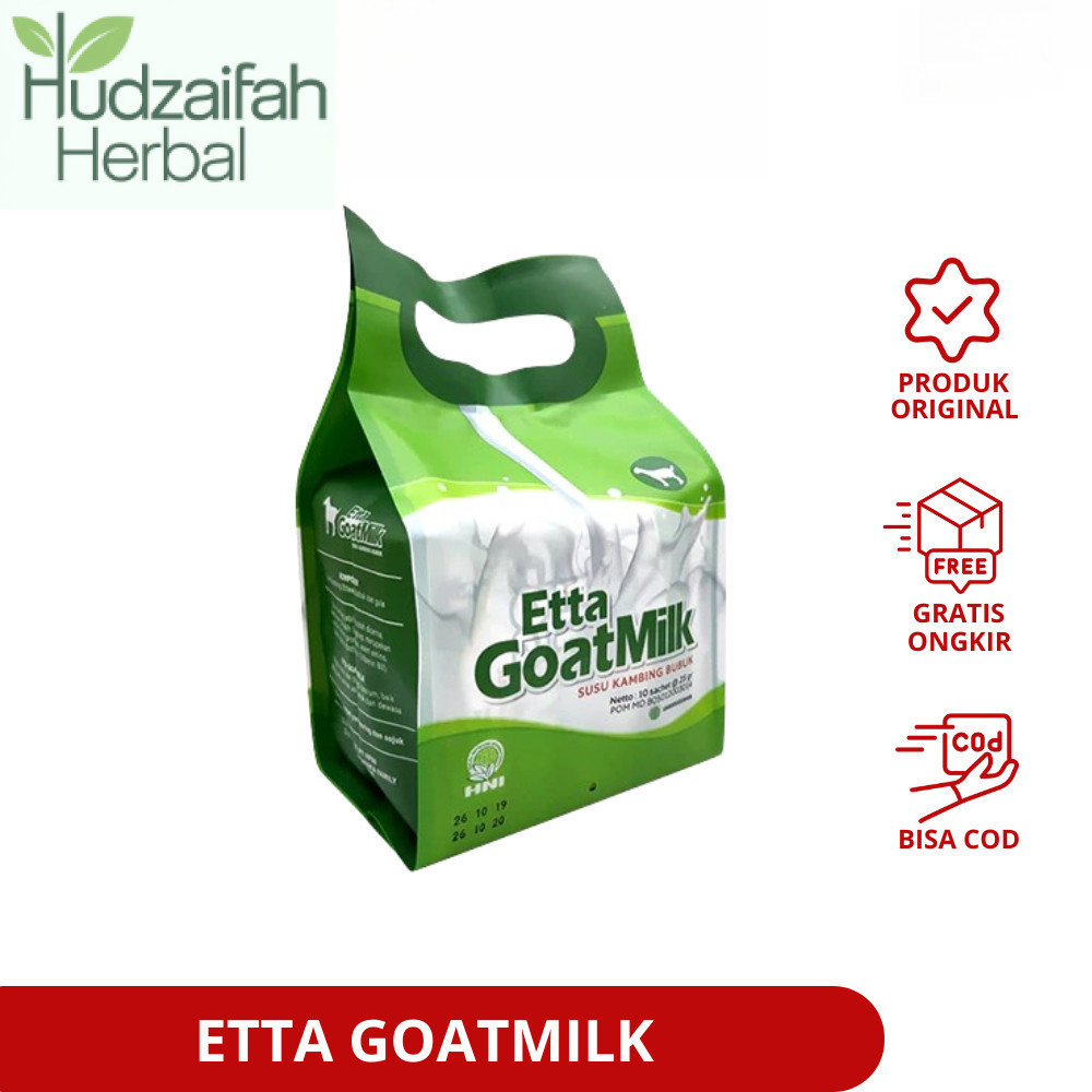 

Etta Goat Milk Susu Kambing Etawa Bubuk Asli Original HNI Hpai 250 Gram