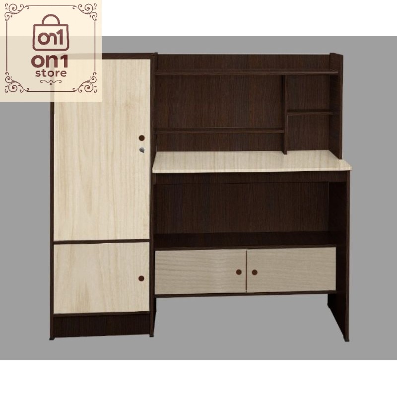 Meja Belajar Murah / Meja Belajar Anak Minimalis 120X40X120CM Rakitan Gratis