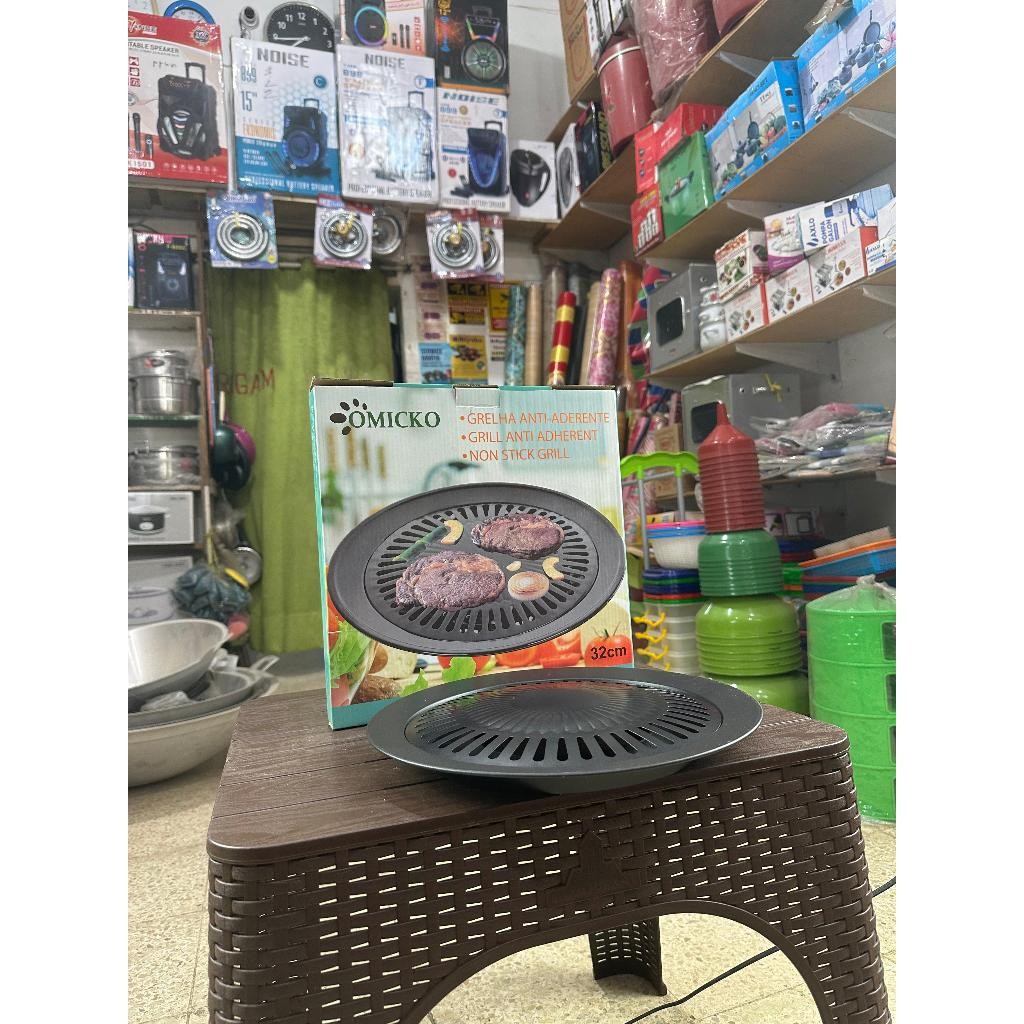 OMICKO Multi Grill Pan/Panggangan Multifungsi Anti Lengket Terlapis Ceramiccoating