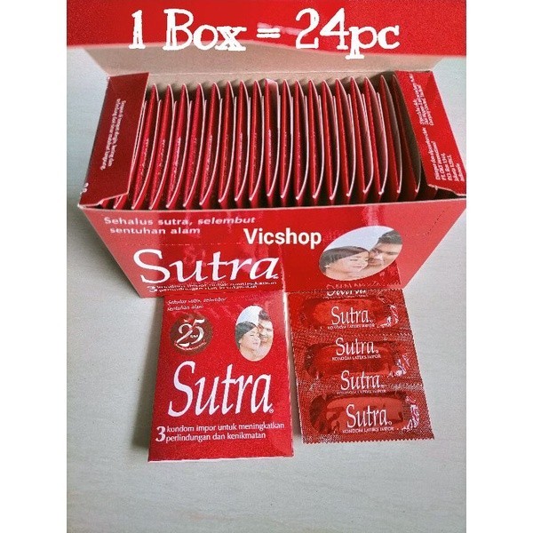 REBONSHOP kd0m Sutra Merah Gerigi OK Plus 1box isi 24pc