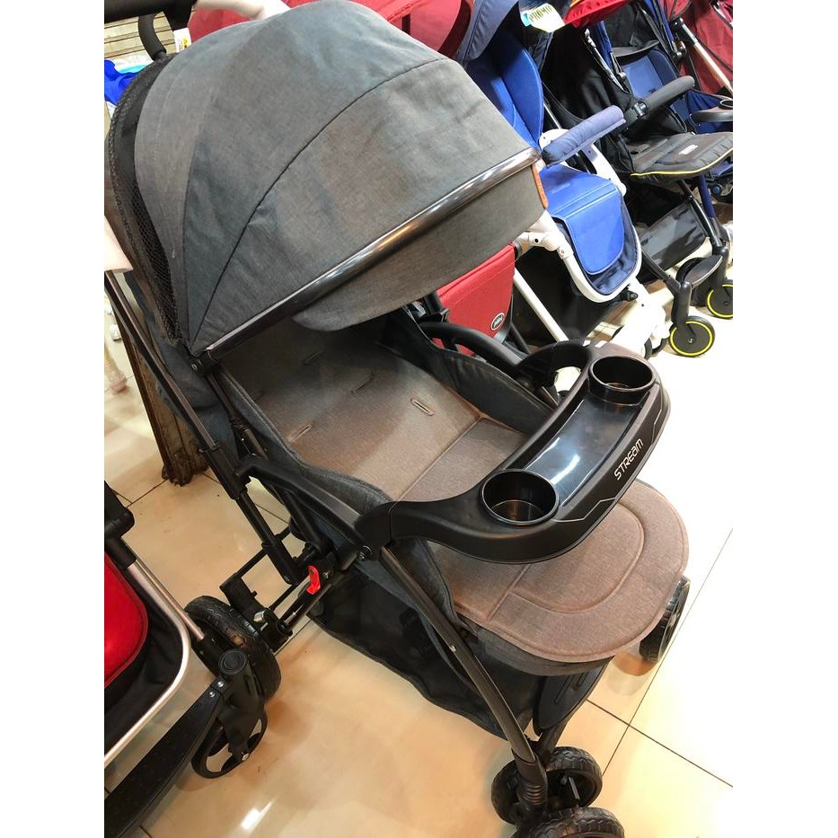 Stroller pliko stream 387 - blue