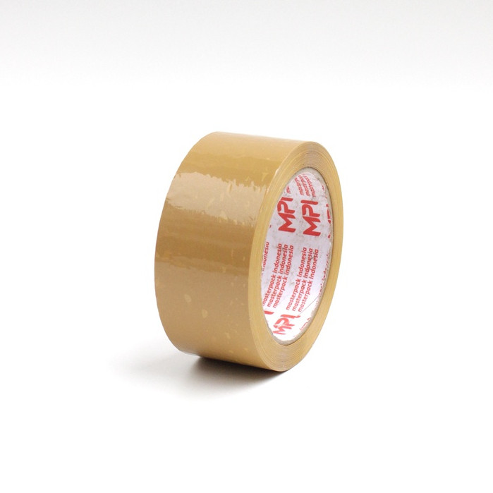 

1 LUSIN [ 12 PCS ] Lakban Coklat MPI 45 mm x 80 yard / Lakban Packing - Master Pack Indonesia Bandung