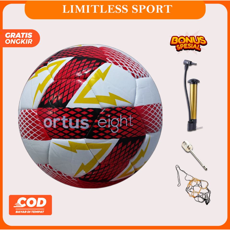 [PREMIUM ORIGINAL] BOLA FUTSAL ORTUSEIGHT BOLA ORTUS FUTSAL SIZE 4 FREE POMPA PENTIL & JARING