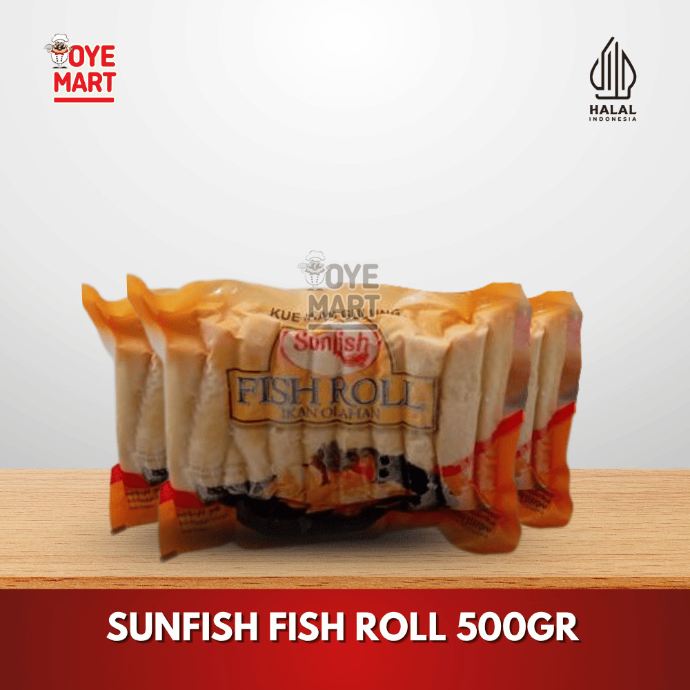 

SUNFISH FISH ROLL 500GR OLAHAN IKAN GULUNG HARGA PROMO