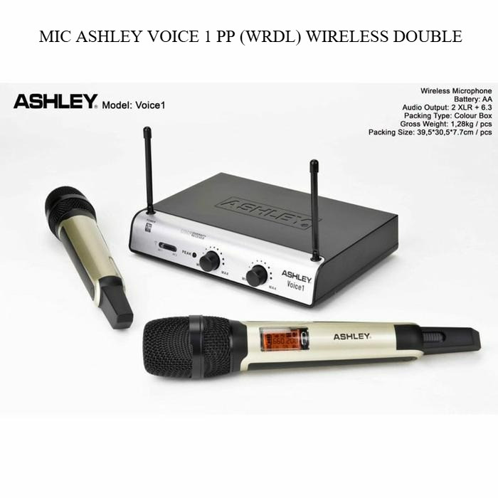 MIC ASHLEY VOICE 1 PP (WRDL) WIRELESS DOUBLE / MIC ASHLEY VOICE 1 PP MIC WIRELESS VOICE1 PP
