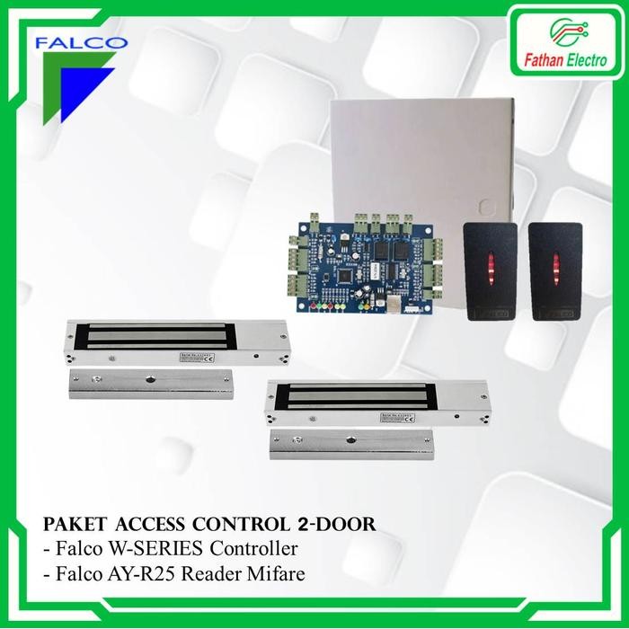 

Paket Access Control Double Door RFID 13.56MHz Falco W Series