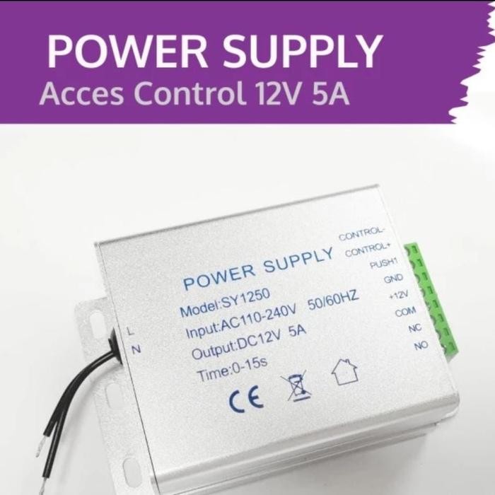 

Power supply adaptor trafo door access control 12v 5A EM LOCK