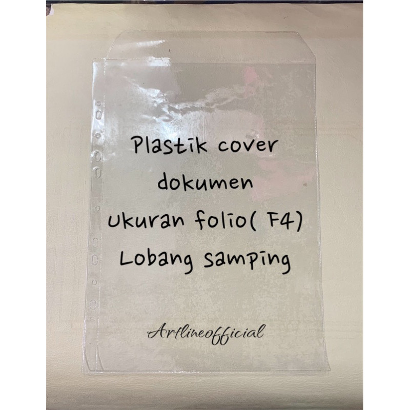 

Plastik Mika cover dokumen ukuran Folio (F4) ukuran 23 cm x 34 cm |harga untuk 1 pack( 100 PCS)