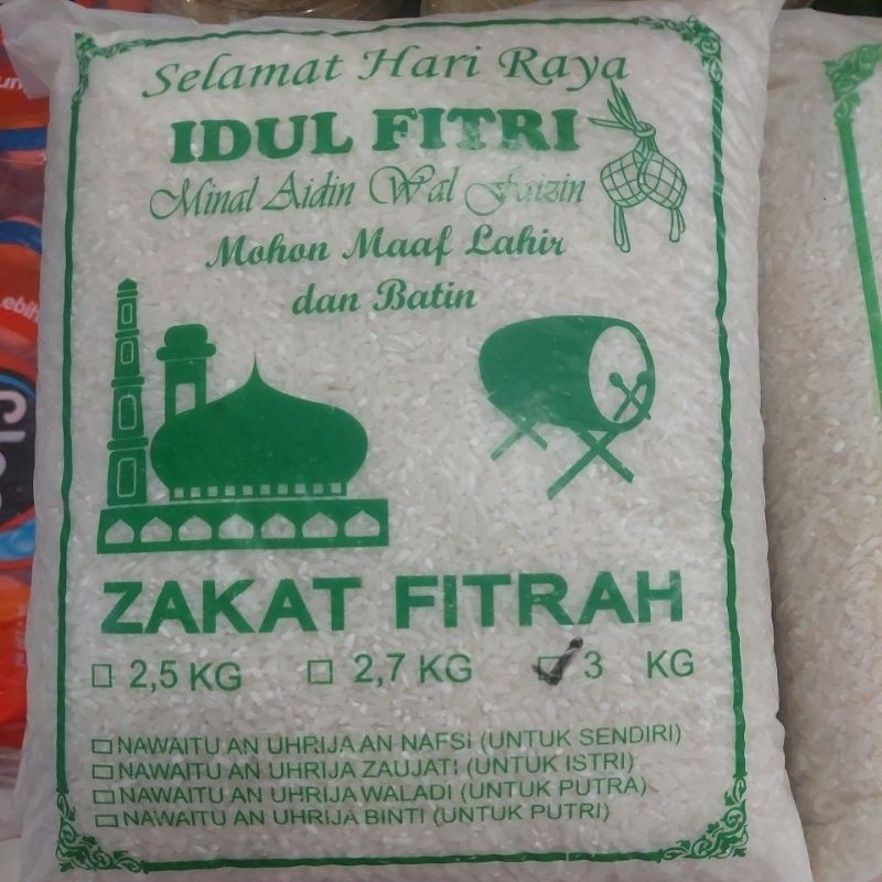 

Beras Zakat Fitrah 3KG